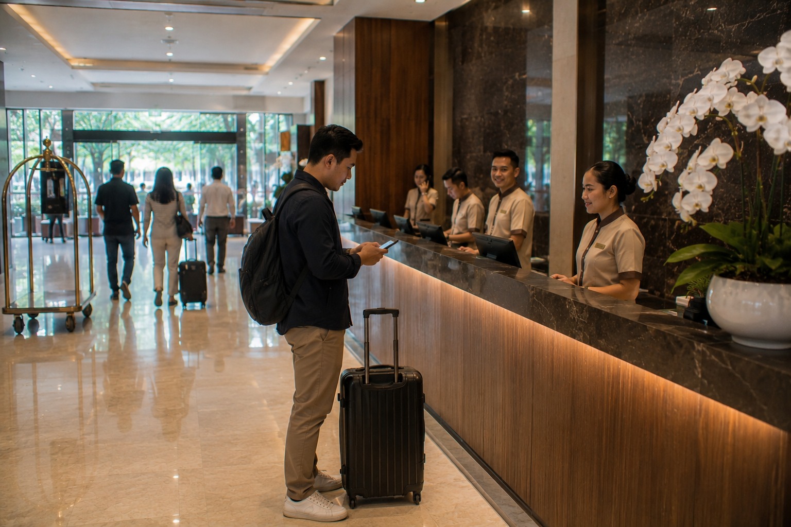 Digital Check-In Hotel: Mengubah Front Office dari Proses Administratif Menjadi Guest Experience Engine