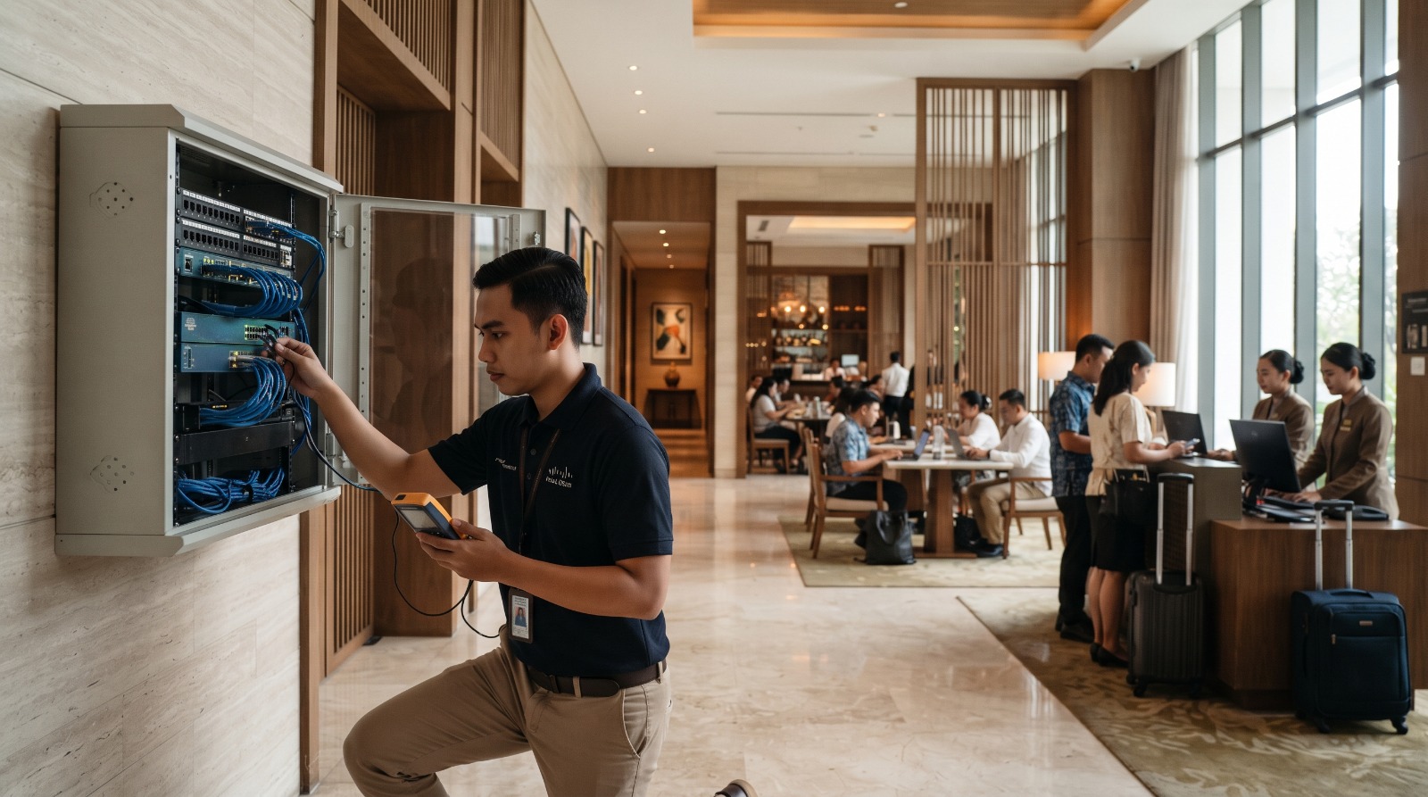 Monitoring Jaringan Hotel