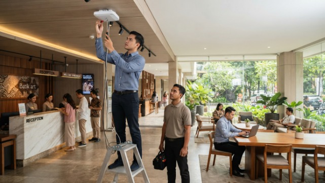 Cara Setting WiFi Hotel