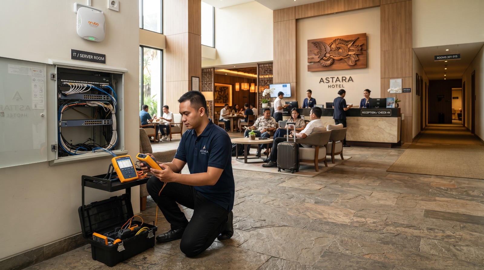 Cara Mengatasi WiFi Hotel Lemot