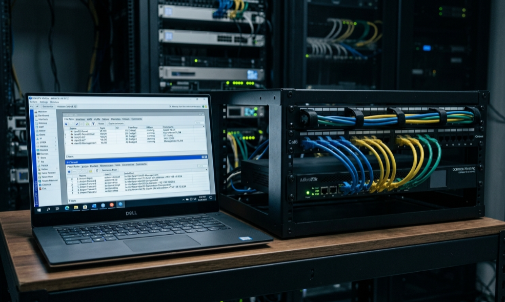 Konfigurasi VLAN dengan Mikrotik