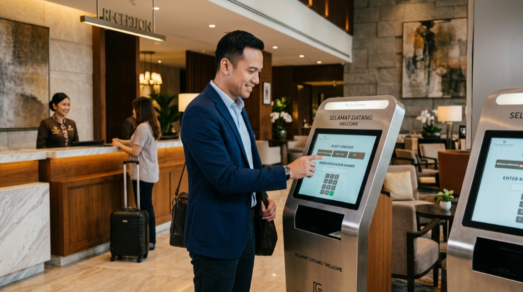 Kiosk Check-In Hotel