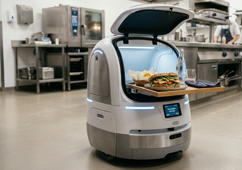 Robot Room Service Hotel