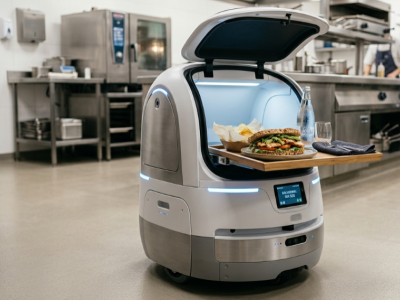 Robot Room Service Hotel